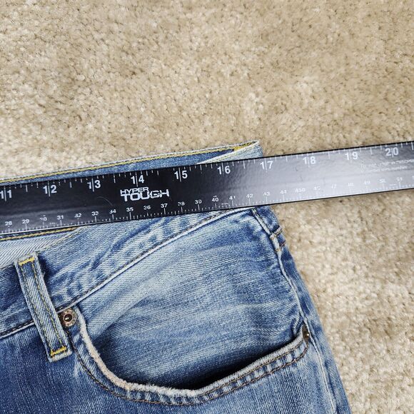 VTG Lucky Brand Dungarees Mens Jeans Size 34 X 29 Boot Leg Cut Made in USA A107 - Picture 11 of 15